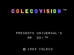 Mr. Do! screenshot 4 for Colecovision
